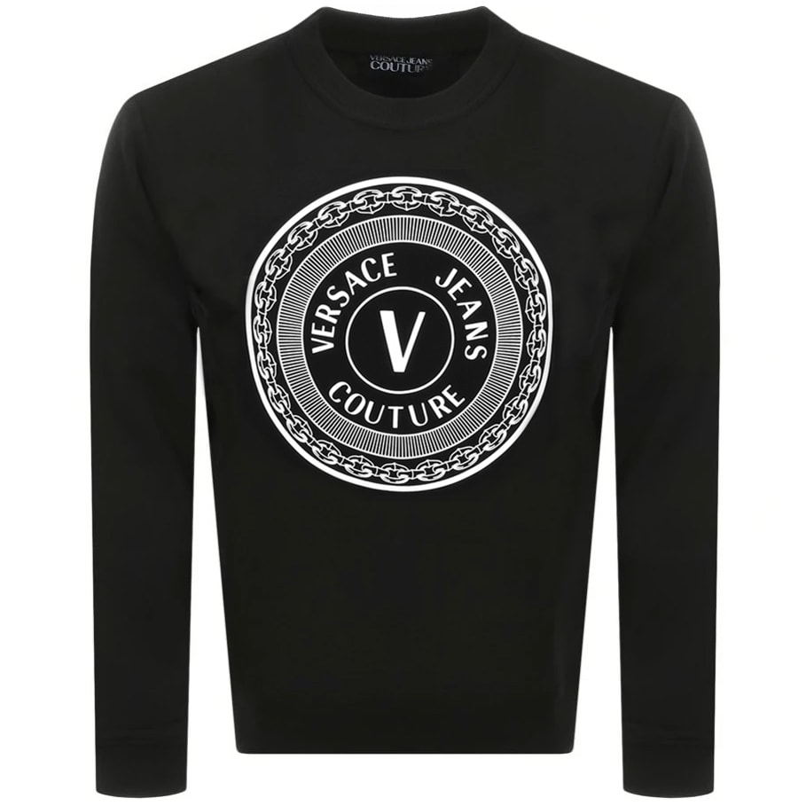 Alternative Image for ProductVersace Jeans Couture Logo Sweatshirt Black1